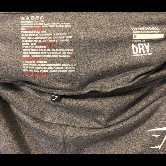 GYMSHARK Gray Capris, Size-Medium - Picture 3 of 3